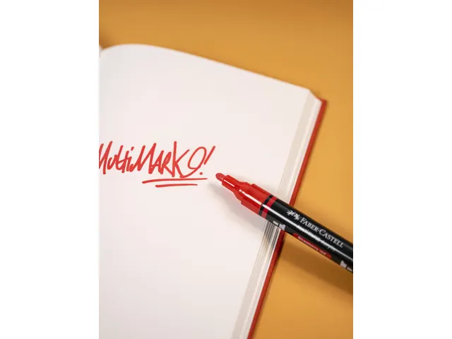 Acrylmarker Faber-Castell Multimark 219 strawberry red