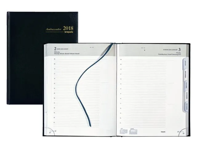 Agenda 2027 Brepols Ambassador Lima 1dag/1pagina zwart