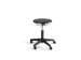 tabouret pivotant,assise HxØ 410-570x340mm,PU-chaise ronde noir