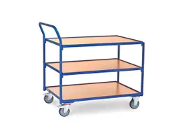 Tafelwagen 2754 300kg 3 etages 1000x700mm rubber wielen