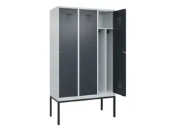 locker voor scheiding van kleding,HxBxD 2120x1200x500mm,3vak