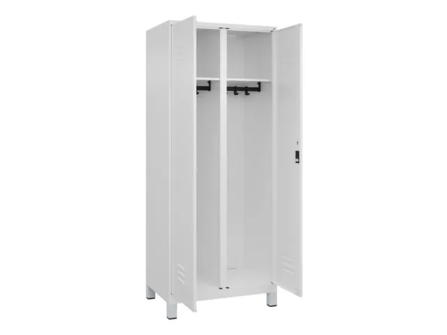 locker voor scheiding van kleding,HxBxD 1850x800x500mm,2vak
