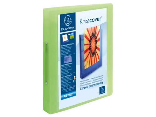 Ringmap Personaliseerbaar PP Kreacover A4+ 2R 30mm ass