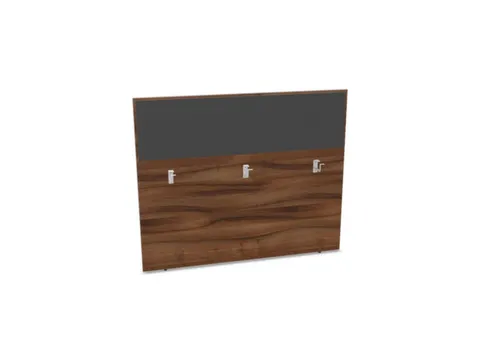 baliepaneel bureau aanbouw achter NP-tiepolo nut antraciet 1400mm