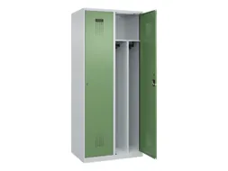 locker voor scheiding van kleding,HxBxD 1850x800x500mm,2vak