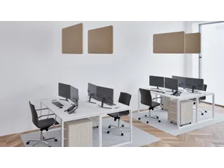 Akoestisch PET-vilt rechthoekig plafondpaneel 60x120cm Beige - 5