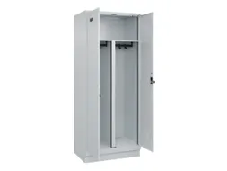 PBM-locker,HxBxD 1950x800x500mm,2vak,vak B 400mm,draaigrendel