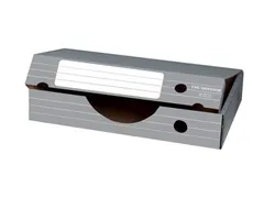 Elba Archiefdoos Liggend, Ft 45 X 34 X 8,8 Cm, Grijs En Wit