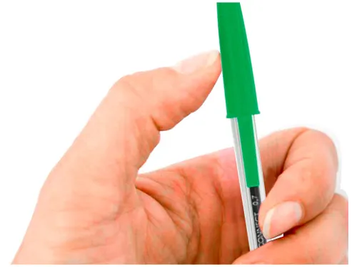 Q-connect Balpen met Dop 0,7mm Medium punt Groen 50 Stuks