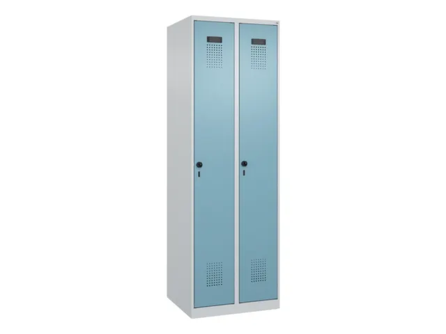 locker voor scheiding van kleding,HxBxD 1850x600x500mm,2vak