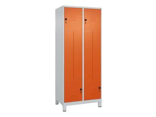 Z-garderobekast,HxBxD 1950x800x500mm,vak B 200/400mm,draaigrendel - 1