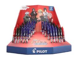 Rollerpen PILOT friXion ball Naruto medium 3 kleuren assorti 48 st