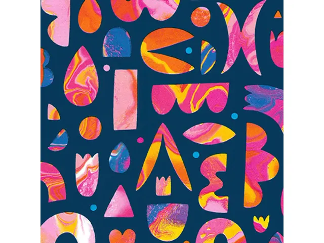 Inpakpapier Rotolux Celebration 200x70cm assorti