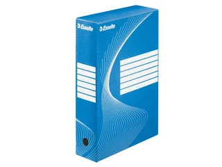 Archiefdoos Esselte Boxycolor 80mm 352x250mm blauw - 2