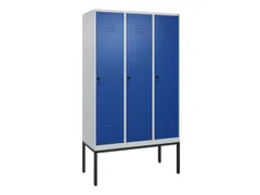 locker,HxBxD 2120x1200x500mm,3vak,vak B 400mm,draaigrendel