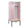 locker met bank,voor scheiding van kleding,HxBxD 2120x800x815mm,2vak