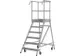 escalier mobile,roulant,estrade H 1,45m,6marches a. revêtement R13,al