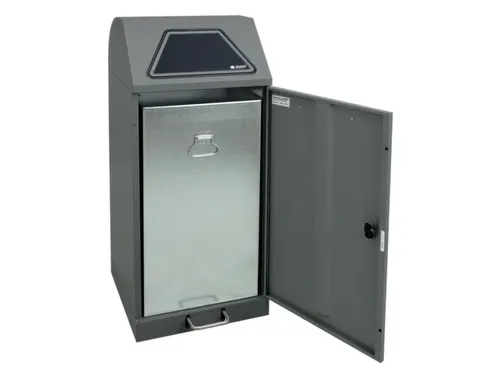 afvalverzamelaar,niet-brandbaar,1x120l,HxBxD 1100x450x450mm