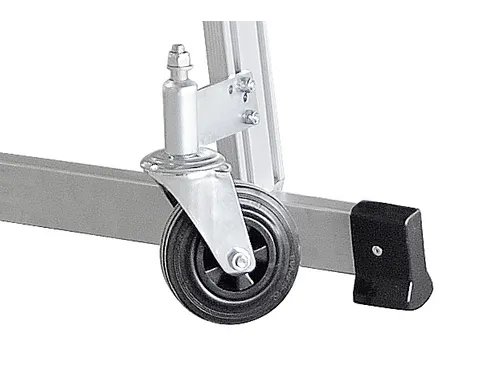 bordestrap,bordes H 1,94m,8treden,aluminium,wielen