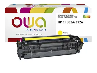 Tonercartridge OWA alternatief tbv HP CF382A geel - 1