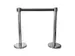 Poteau de barrière Seco Chrome avec cordon