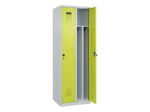 locker voor scheiding van kleding,HxBxD 1850x600x500mm,2vak