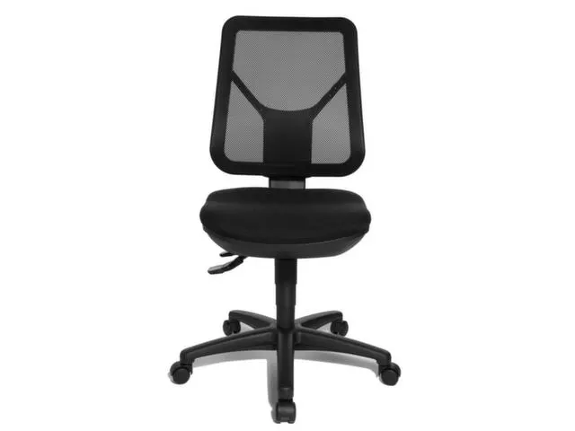 Bureaustoel,Permanentcontactmechanisme,Zitting Stof Zwart