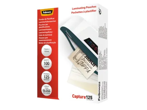 Lamineerhoes Capture 75x105mm 250 Micron glanzend 100 stuks