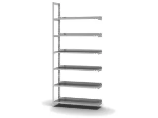 dossierstelling,aanbouwveld,HxBxD 2200x1000x300mm,vaklast 60kg - 2