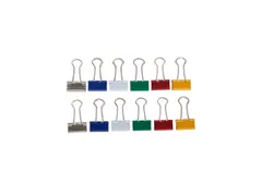 Papierklem MAUL 213 foldback 19mm capaciteit 7mm assorti