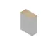 rayonnage de bureau,HxlxP 1232x900x450mm,2xsol en bois,3haut. classeur