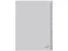 Tabblad ECO Kangaro A4 letters 180 grams grijs karton 4-gaats 20-delig