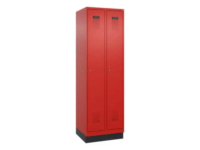 locker voor scheiding van kleding,HxBxD 1950x600x500mm,2vak