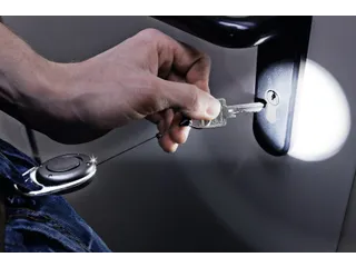 Afrolmechanisme Durable 8198 met ring + ledlampje 80cm zwart - 3