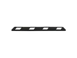parkeerplaatsbegrenzing,B 1800mm,recyclebaar rubber,zwart/wit