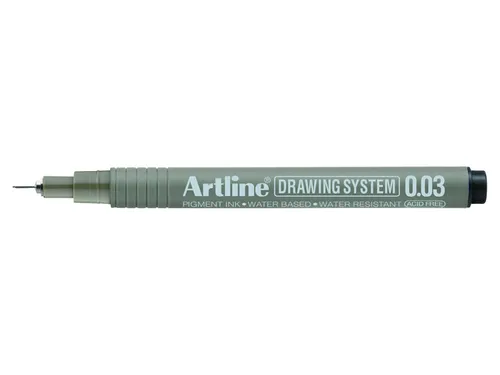 Fineliner Artline technisch 0.03mm zwart