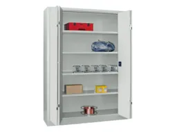 Ruime Vouwdeurkast 1950x1500x400mm 4legborden Ral7035