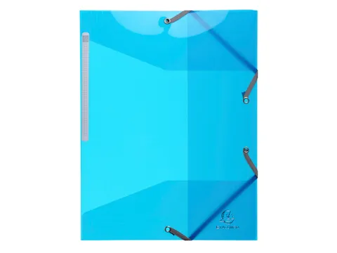 Iderama Elastomap A4 3 Kleppen Polypropyleen Assorti Kleuren