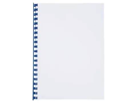 Bindrug GBC 12mm 21-rings A4 blauw 100stuks