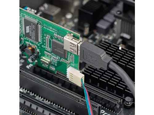 4-poort PCI Express Low Profile High Speed USB-kaart