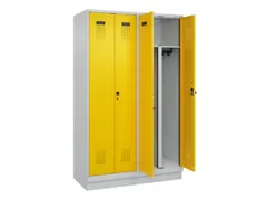 PBM-locker,HxBxD 1950x1200x500mm,4vak,vak B 300mm,draaigrendel