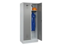 locker,HxBxD 1950x800x500mm,2vak,vak B 400mm,cil.-slot,sokkel