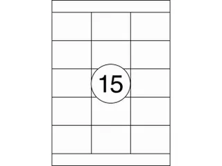 Etiket Rillstab 70x50.8mm Wit - 1
