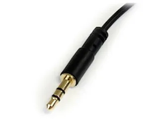 30cm 3,5mm Slim naar Haaks Stereo Audiokabel M/M - 3