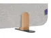 Elements Bureauscherm akoestisch 60x160cm Licht Grijs Houders