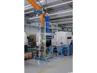 Vouwsteiger Aluminium H 5.60m Steigerafmetingen Hxbxl 4.64x2.30x2.85m - 9