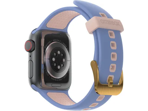 OtterBox Band Apple Watch 44/45/46mm antimicrobieel jeansblauw roze