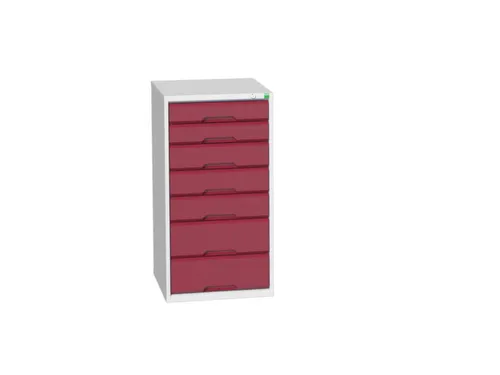 ladekast HxBxD 1000x525x550mm 7laden romp RAL7035 front RAL3004
