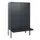 locker met bank,HxBxD 1950x1200x815mm,4vak,vak B 300mm,draaigrendel