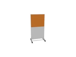 scheidingswand,HxB 1545x800mm,MP-lichtgrijs,BN3005-geel